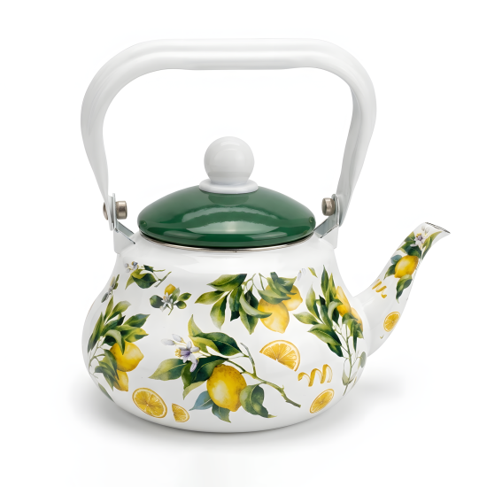 Lemon Pattern Teapot 2 Liter